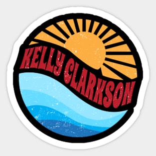 Personalized Name Clarkson Vintage Styles Camping 70s 80s 90s Sticker